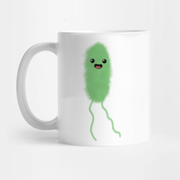 Cute Bacteria Microbes by labstud